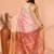 off white cotton blend handloom saree with running blouse piece pallu & border zari work