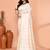 off white silk blend handloom saree with running blouse piece