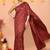 maroon silk blend handloom saree with running blouse piece