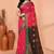 rani cotton blend handloom saree with running blouse piece