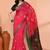 rani cotton blend handloom saree with running blouse piece