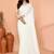 off white cotton blend handloom saree with running blouse piece