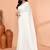 off white cotton blend handloom saree with running blouse piece