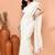 off white cotton blend handloom saree with running blouse piece