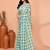 cotton blend handloom multi color check saree with running blouse piece