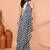 cotton blend handloom white black check saree with running blouse piece