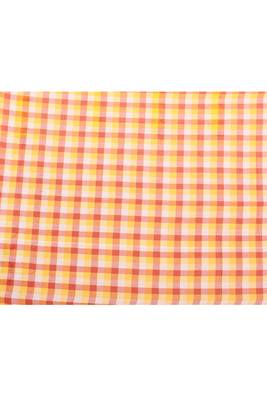 cotton blend handloom multi check saree with running blouse piece 5
