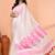 white pink cotton blend jamdani saree