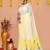 white yellow cotton blend jamdani saree