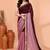 maroon sequin handloom cotton blend saree without blouse