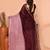 maroon sequin handloom cotton blend saree without blouse