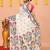 traditional off white soft cotton silk jamdani saree with running blouse piece