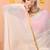 off white cotton blend zari check handloom saree with running blouse piece 