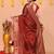 maroon organic tissue saree with running blouse piece 