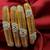 Gold Plated CZ Bangles Set: Indian Bridal Wedding Jewelry