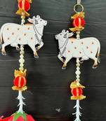 wall hanging diwali decorations wall hanging toran for door rajasthani home decoration (pack of 2)