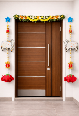 wall hanging diwali decorations wall hanging toran for door rajasthani home decoration (pack of 2) 2