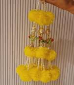 decorative artificial floral toran with latkantraditional indian door hanging for home decor (pack of 4) 