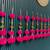 decorative pink genda with parrot hanginghandmade toran hanging for home decor (pack of 6)