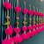decorative pink genda with parrot hanginghandmade toran hanging for home decor (pack of 6)