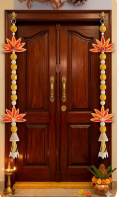 handmade door hanging tassels decorative home temple festival decor hanging (pack of 2) 1
