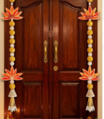 handmade door hanging tassels decorative home temple festival decor hanging (pack of 2)
