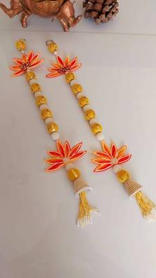handmade door hanging tassels decorative home temple festival decor hanging (pack of 2) 4
