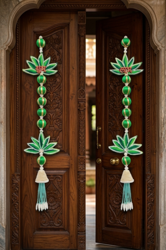 handmade hanging traditional design decorative for home wall decor festive decoration (pack of 2)