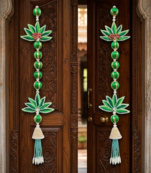 handmade hanging traditional design decorative for home wall decor festive decoration (pack of 2)