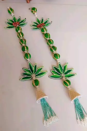 handmade hanging traditional design decorative for home wall decor festive decoration (pack of 2)
