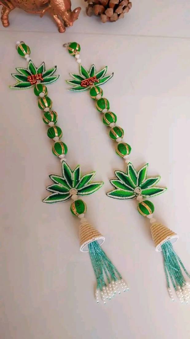 handmade hanging traditional design decorative for home wall decor festive decoration (pack of 2)