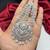 Silver Zircon Passa Jhumar – Pakistani Bridal Headpiece, Indian Wedding Statement Jewelry