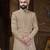 Golden sherwani for men | men's wedding wear
