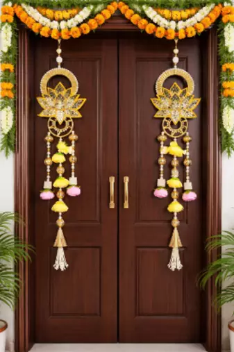 handmade hanging decor for bedroom living room wall decoration for home decor (pack of 2)