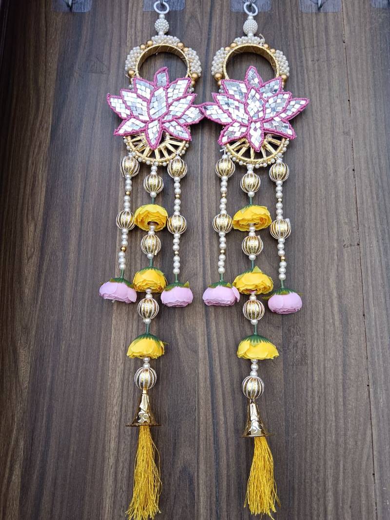 handmade hanging for home decorative wall hangingdiwali festival pooja room home decor (pack of 2)