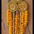 handcrafted genda florel pearl door hanging latkan decorative wall hanging for home decor (pack of 2)
