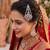 Silver Finish Jhumar Passa with Ruby Pink CZ Diamonds – Traditional Bridal Tikka Headpiece