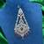 Silver Finish Jhumar Passa with Ruby Pink CZ Diamonds – Traditional Bridal Tikka Headpiece