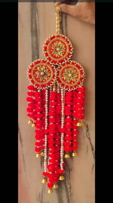 handmade hanging home decorative wall hangingdiwali festival pooja room home decor (pack of 2) 2