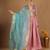 Light pink chanderi lehenga set with zari blouse & katan silk dupatta