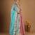 Light pink chanderi lehenga set with zari blouse & katan silk dupatta