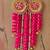 handmade genda florel pearl door hanging latkan decorative wall hanging for home decor (pack of 2)