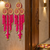 handmade genda florel pearl door hanging latkan decorative wall hanging for home decor (pack of 2)