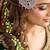 Silver Finish Ruby Red CZ Bridal Passa Jhumar, Pakistani Wedding Jewelry