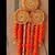 handmade genda florel pearl door hanging decorative wall hanging for home temple wedding festival decor (pack of 2)