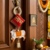decorative shubh nandi cow pearl hanging for home entrance mandir wall decor traditional decoration (pack of 2)