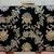 Black silk metallic clutch