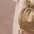 Gold textured gota satin potli bag