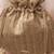Gold textured gota satin potli bag