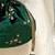 Green velvet suede potli bag